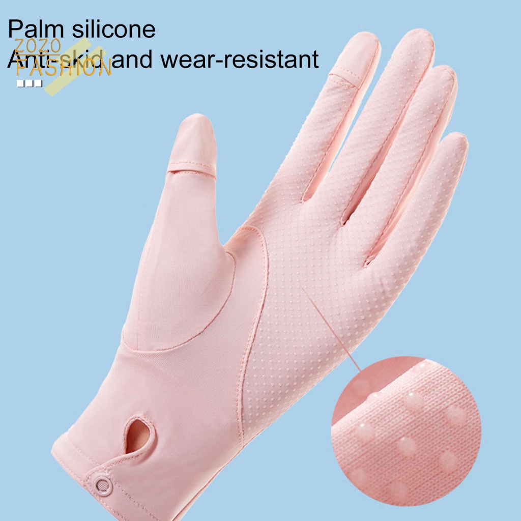 1 Đôi Găng Tay Lái Xe Bằng Silicone Chống Trượt Tiện Dụng