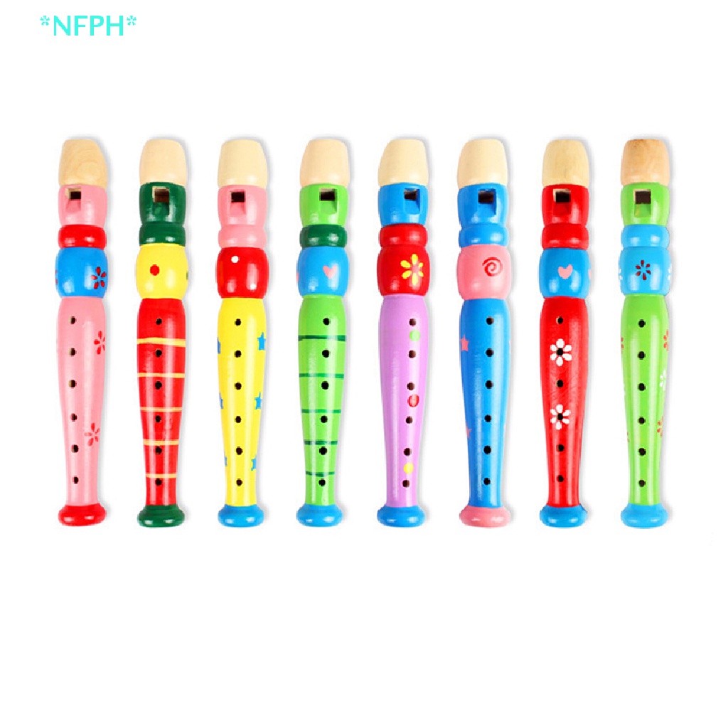 Nhạc Cụ Sáo Gỗ Ngắn Vui Nhộn Cho Bé Mới