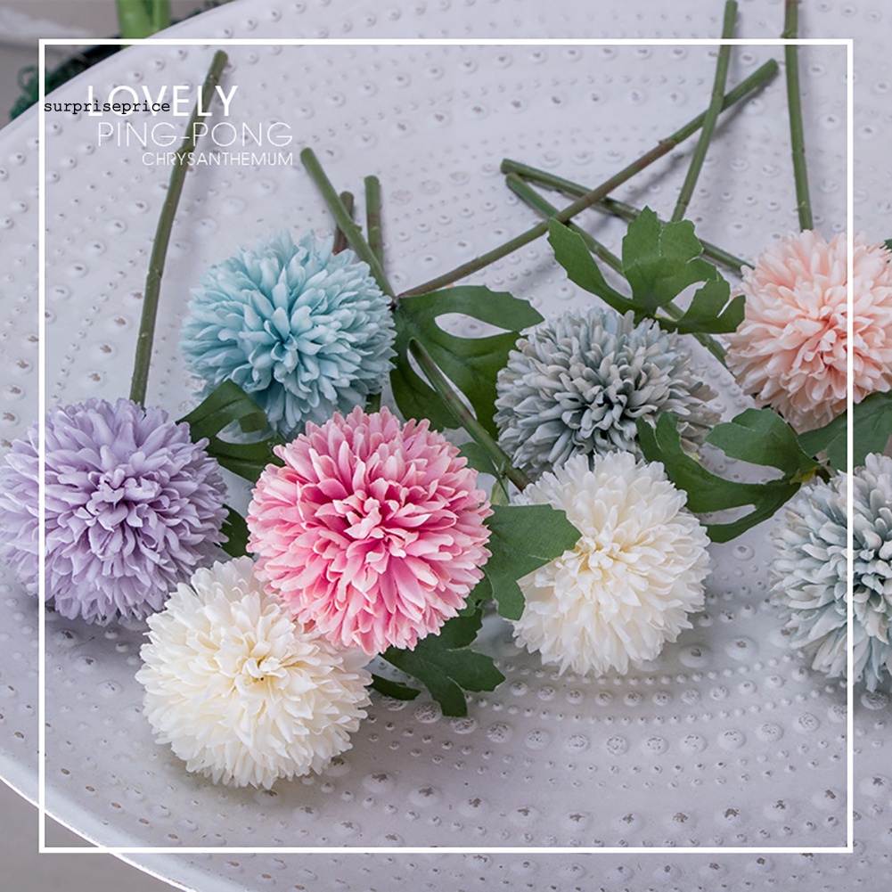 1 Bông Hoa Cúc Nhân Tạo Bằng Vải Dùng Cho Trang Trí