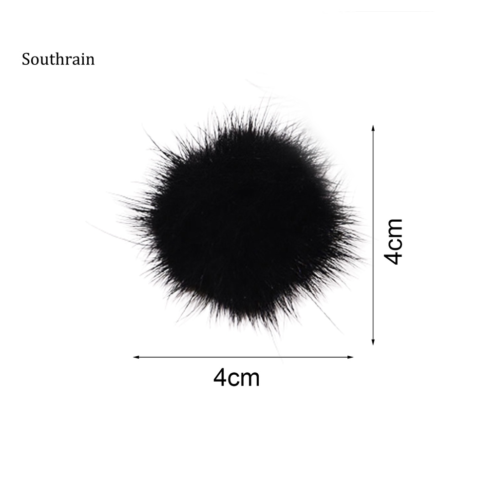 Phụ Kiện Trang Trí Móng Tay Màu Sắc Trơn Đính Bóng Lông Dễ Tháo Rời Cho Nữ