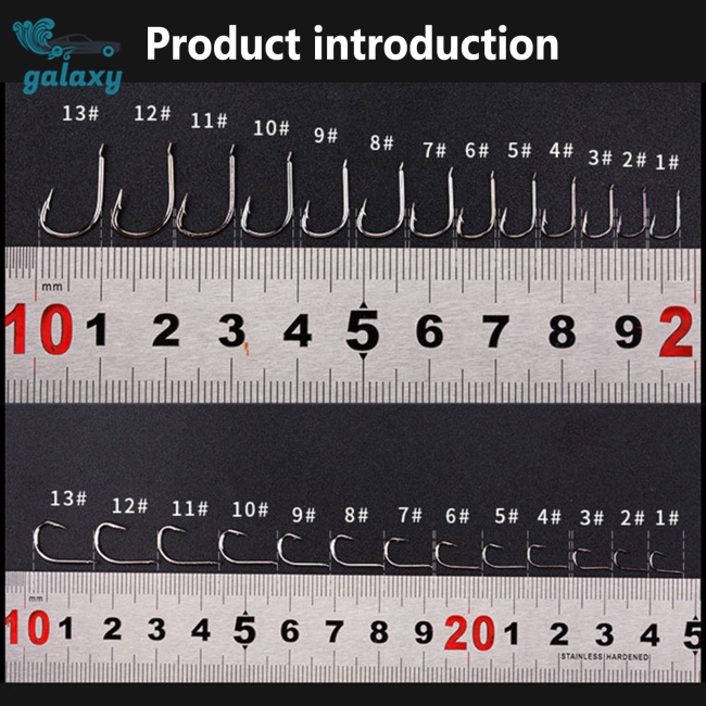 Galaxy Set 11 Lưỡi Câu Cá Bằng Thép Cacbon