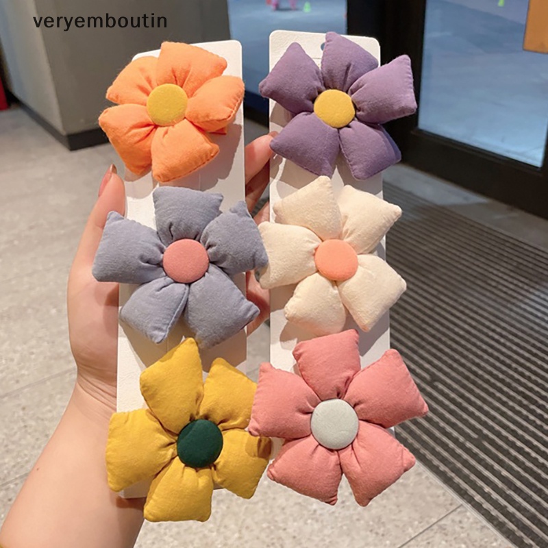 1 Kẹp Tóc Hình Hoa Hướng Dương / Cá Mập Phong Cách Đơn Giản Cho Nữ