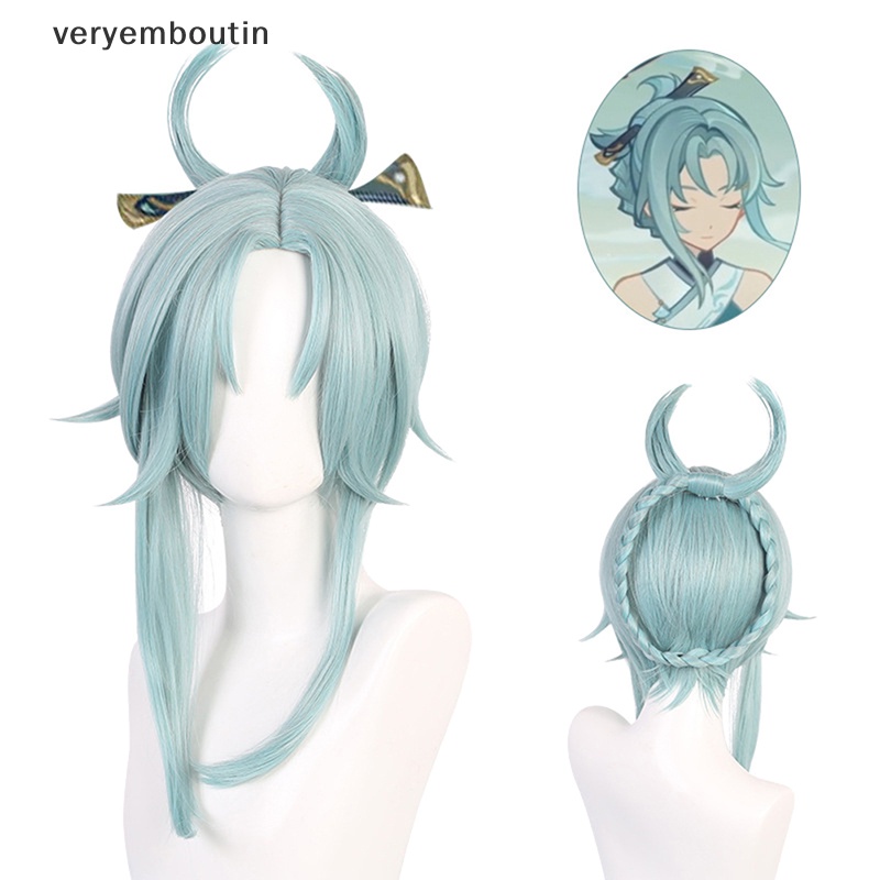 Tóc Giả Thẳng Chịu Nhiệt Hóa Trang Genshin Va Chạm