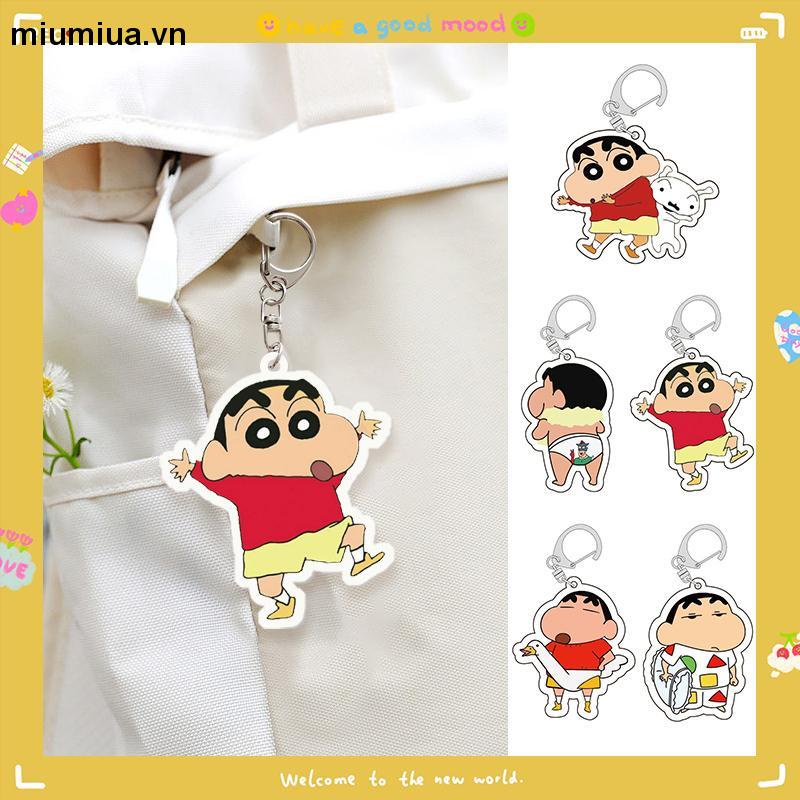 Miumiua🔮Móc Khóa Nhỏ Bằng Acrylic Hình Hoạt Hình Shinnosuke Cá Tính