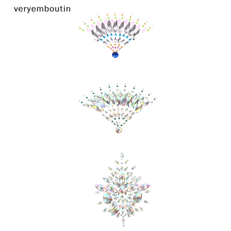 Miếng Dán Ngực Đính Hạt Kim Cương Pha Lê Lấp Lánh