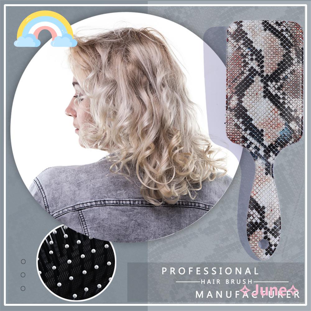 [Hàng mới về] Lược chải tóc 3d họa tiết da báo chuyên dụng cho salon