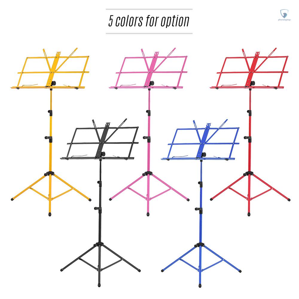 Giá Đỡ Bản Nhạc Gấp Gọn Bằng Kim Loại Gọn Nhẹ Chống Thấm Nước Kèm Túi Đựng Tiện Lợi