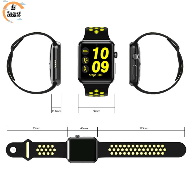 Đồng Hồ Thông Minh Chống Thấm Nước IP32 Hỗ Trợ Theo Dõi Giấc Ngủ Cho Android IOS