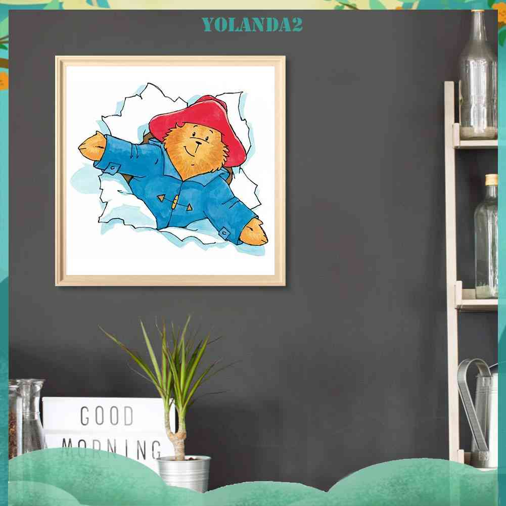 Bộ Tranh Đính Đá 5D Họa Tiết Bia Hoạt Hình Độc Đáo Diy Dùng Trang Trí Nhà Cửa