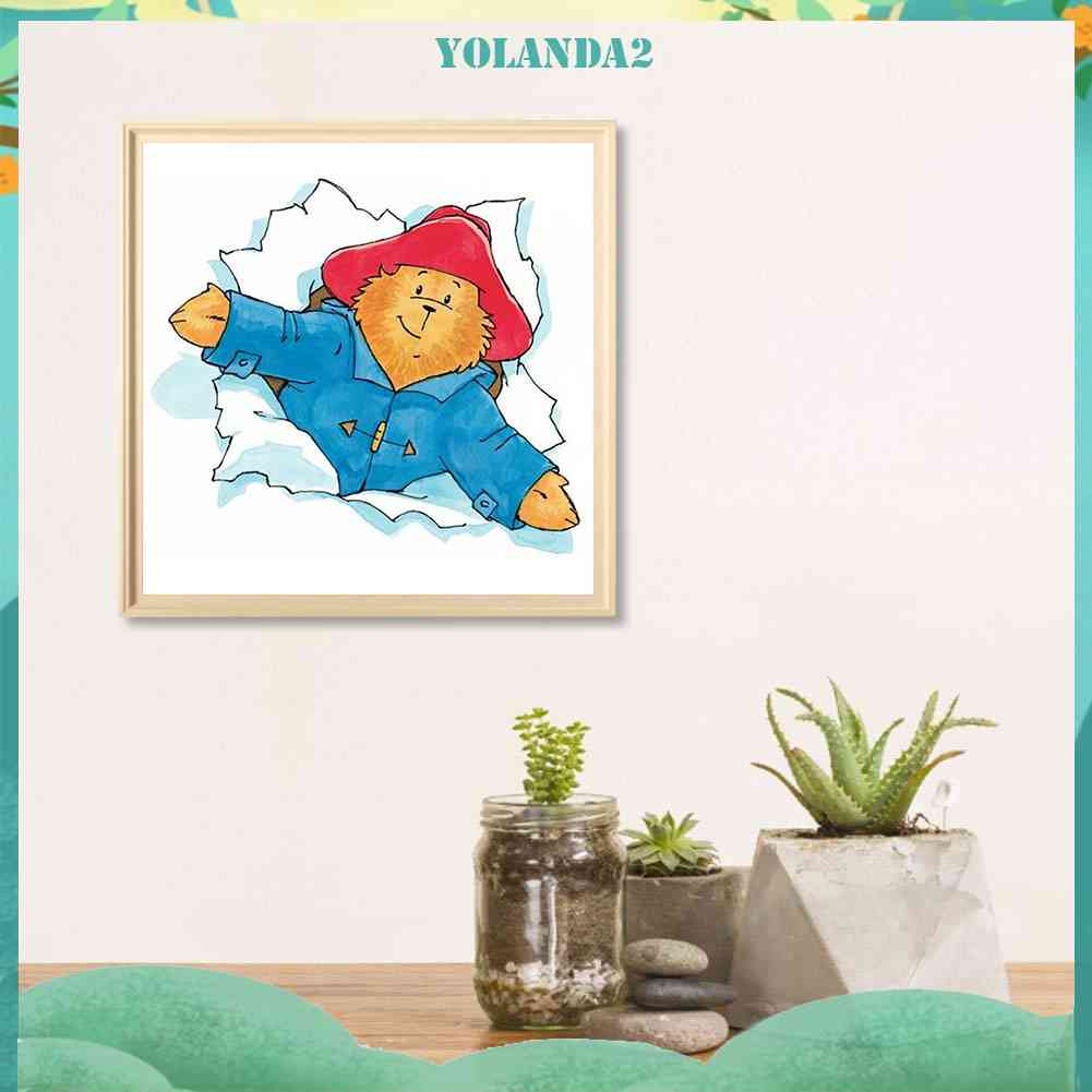 Bộ Tranh Đính Đá 5D Họa Tiết Bia Hoạt Hình Độc Đáo Diy Dùng Trang Trí Nhà Cửa