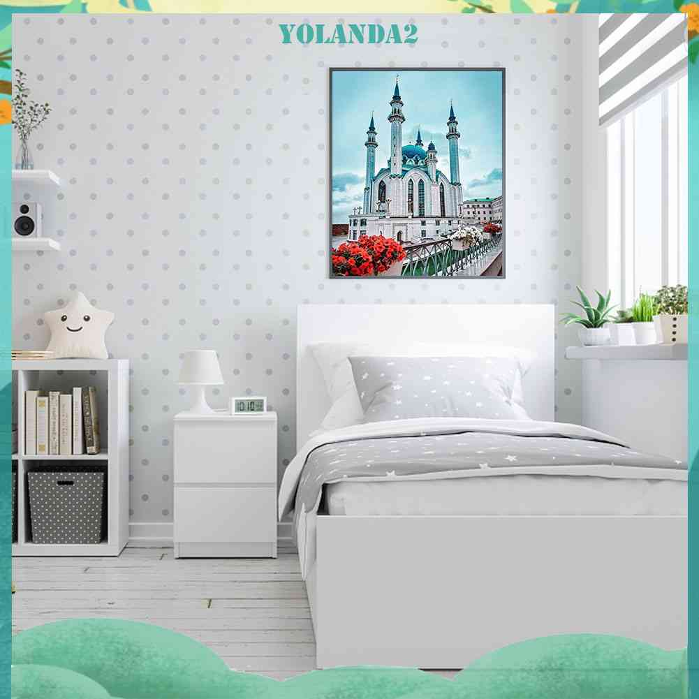 Tranh Đính Đá Kim Cương Toàn Bộ 5D DIY Hình Vẽ Nghệ Thuật Trang Trí Nhà Cửa