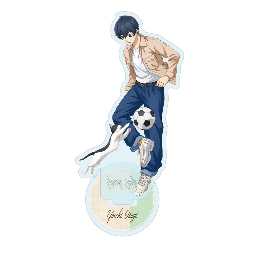 Mô Hình Nhân Vật Isagi Yoichi Mặc Đồ Cosplay Nhân Vật Anime Kèm Giá Đỡ