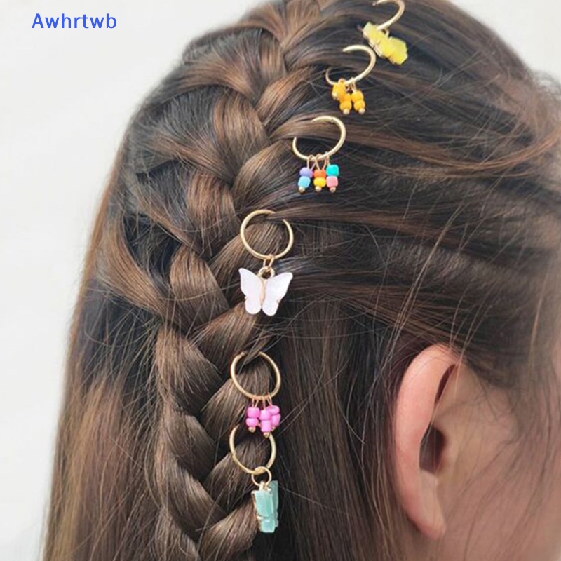 Set 6 Kẹp Tóc Kim Loại Hình Ngôi Sao / Bươm Bướm Thời Trang Cho Nữ Mới