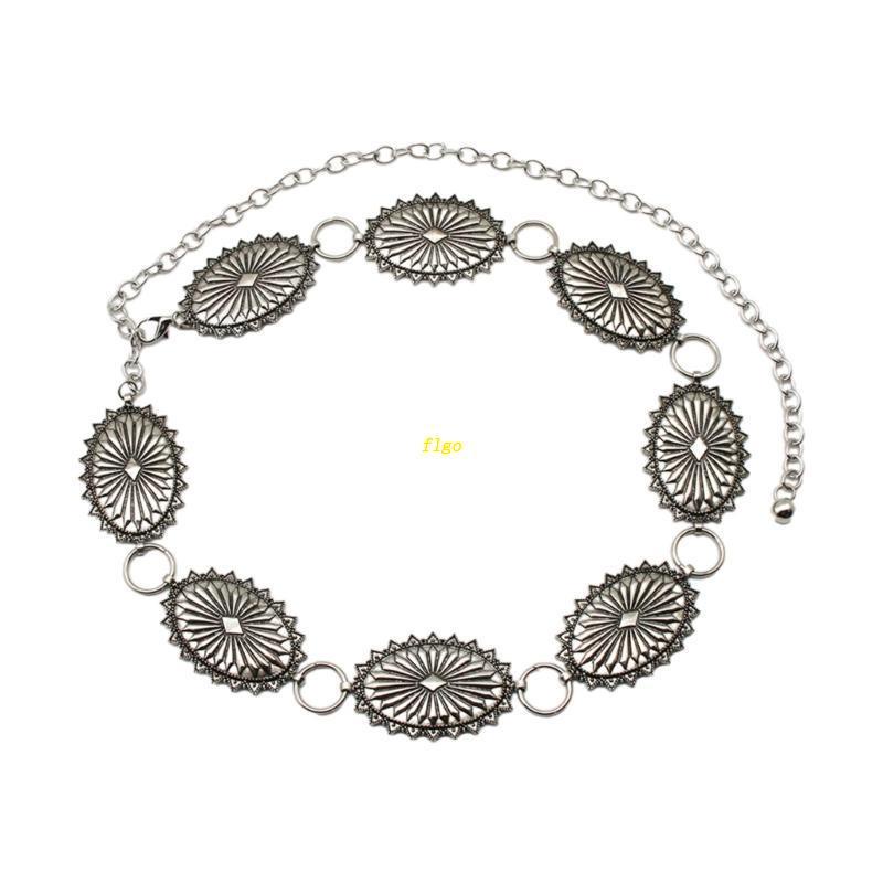 Dây Đeo Hông Một Lớp Chạm Khắc Phong Cách Boho Cổ Điển Cho Nữ