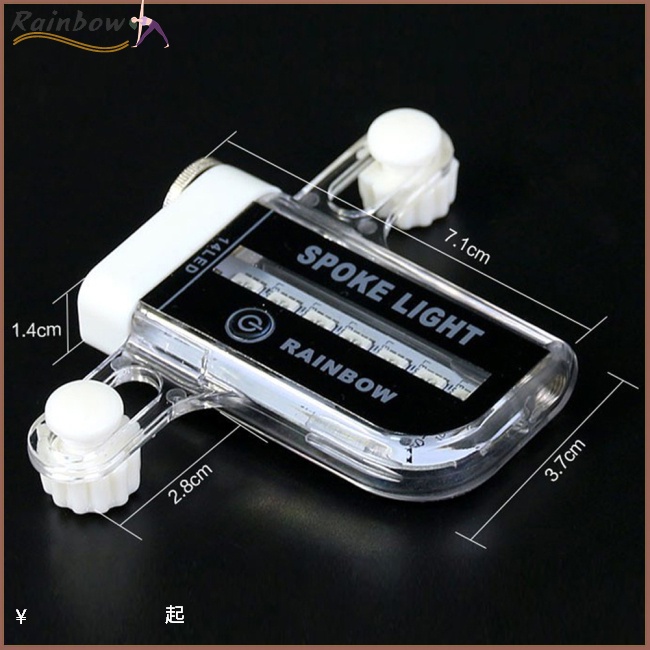 Đèn Led Nhiều Màu Gắn Căm Xe Đạp Tiện Dụng