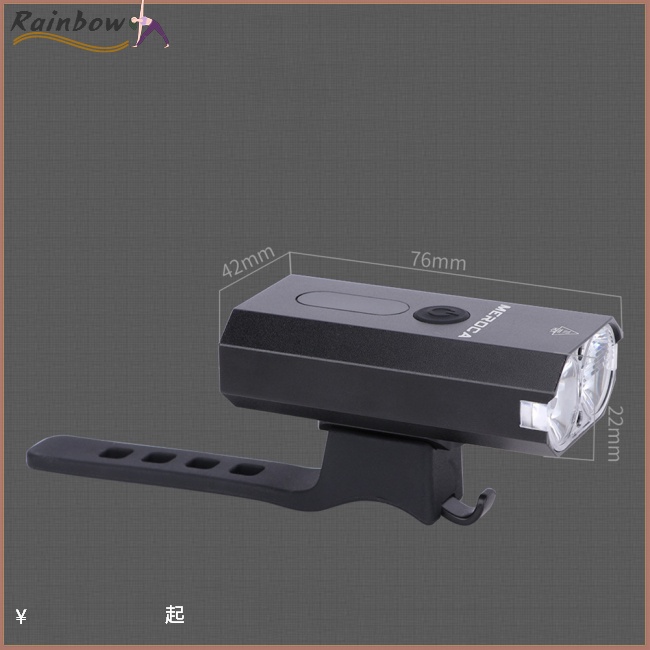 Đèn Pha Mini Bằng Hợp Kim Nhôm Kèm Sạc Usb Tiện Dụng Cho Xe Đạp