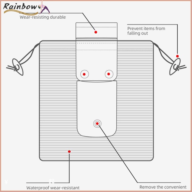 Túi Đựng Trái Cây Chống Nước Chống Rách Có Thể Gấp Gọn Tiện Lợi