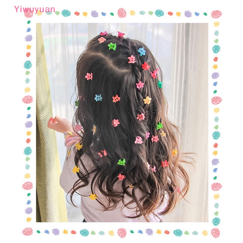 (MớI) Bộ 10 KẹP TóC HìNh Hoa Cho Bé GáI