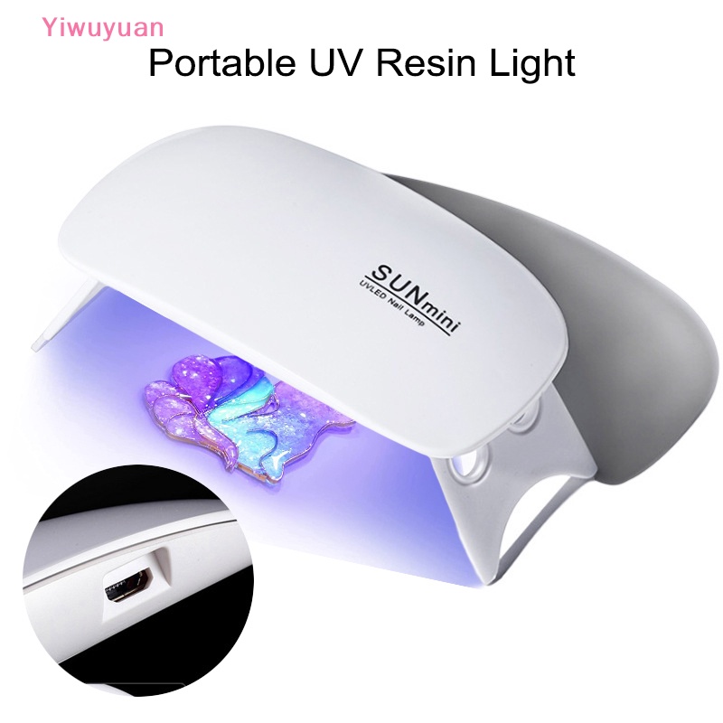 Đèn UV Resin Làm Trang Sức Sạc USB Nhỏ Gọn DIY Mới
