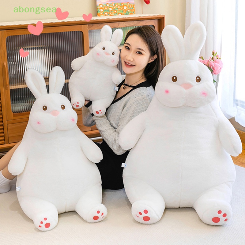 Abongsea Thỏ Nhồi Bông Mềm Mại Đáng Yêu