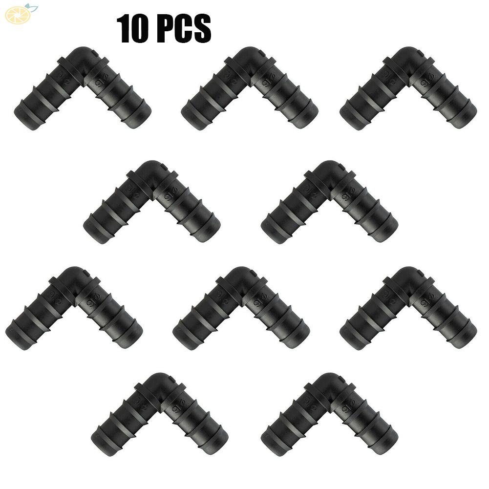 【VARSTR】Tube Adapter Connectors Garden Irrigation Barbed For 1/2" Porous Pipe