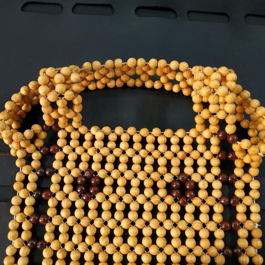 Lót Ghế Ô Tô Hạt Gỗ Thông Bền Đẹp, Hoạ Tiết Hạt Gỗ Đan Hoa Cao Cấp, Giúp Lưu Thông Mạnh Máu. Massage Cơ Thể