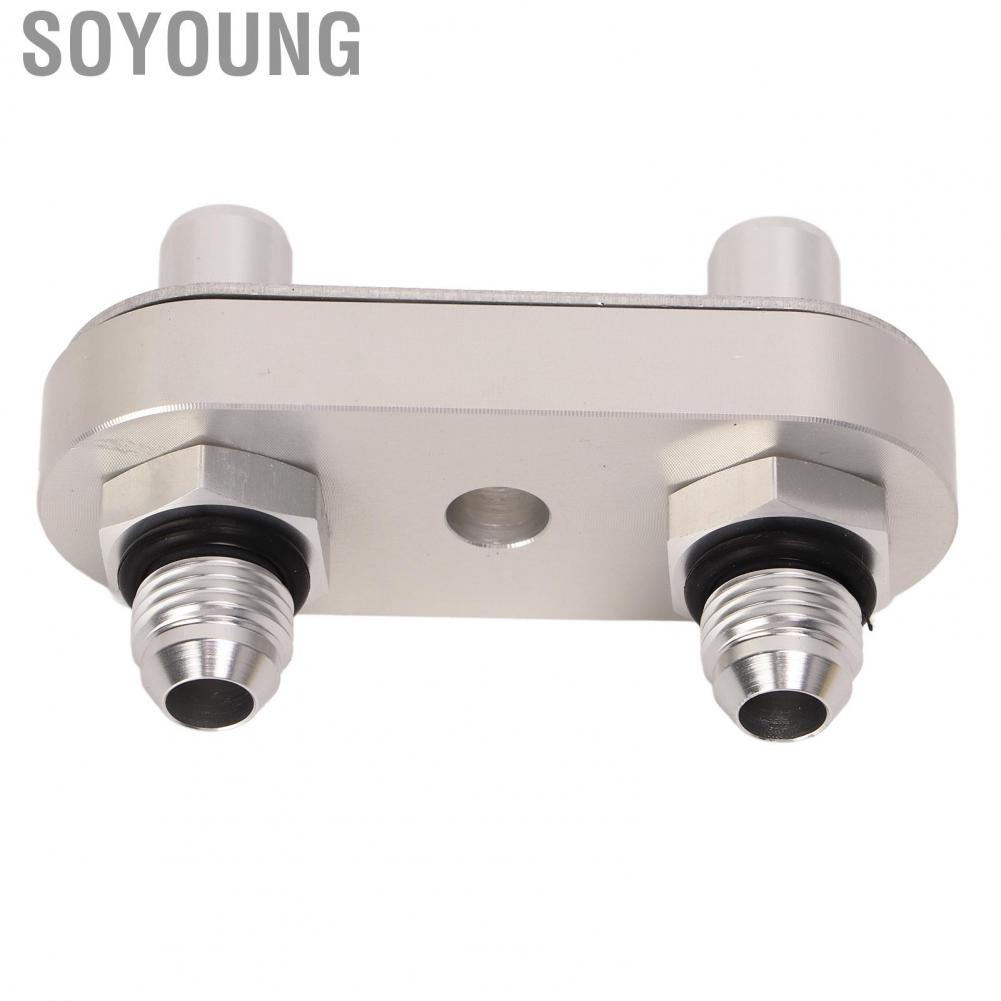Soyoung 551121 8AN  Auto Transmissions Parts Wearproof Professional  Rust Transmission Cooler Line Adapter  with 8AN Fitting for 6L80E 6L90E 8L90E Trans