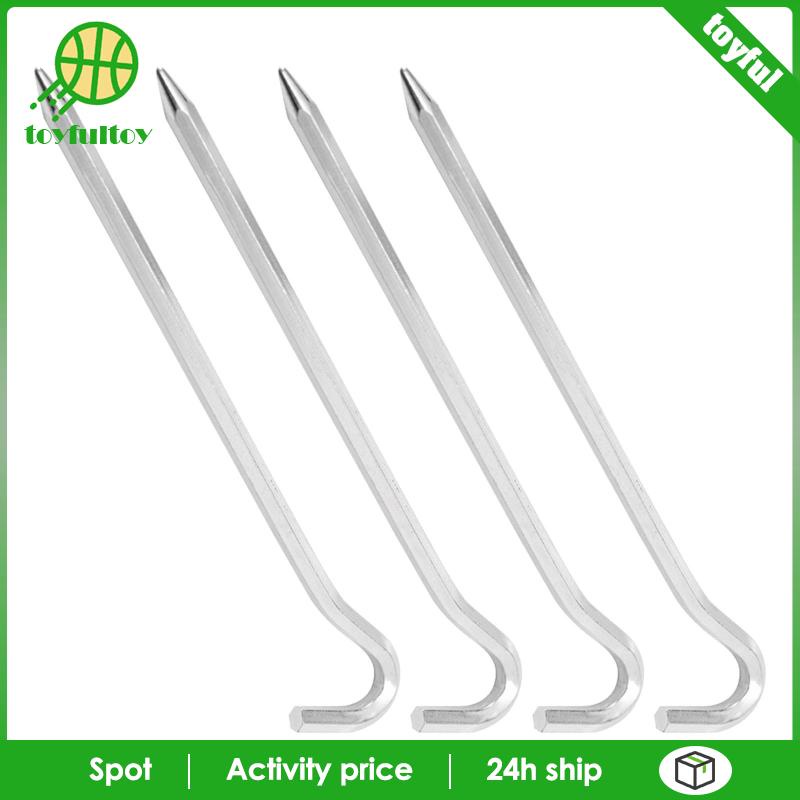 Set 4 Cọc Giăng Lều Trại Hình Lục Giác Tiện Dụng