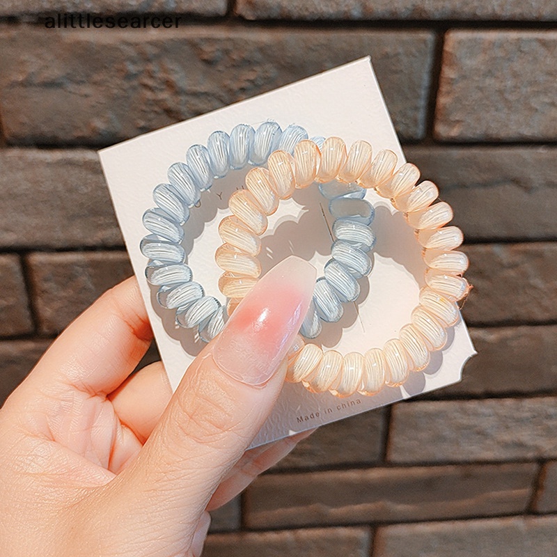 Dây Buộc Tóc Màu Thạch Trong Suốt Phong Cách Hàn Quốc Cho Nữ