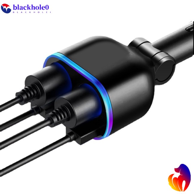 Tẩu Sạc Nhanh Qc3.0 Hai Cổng Usb Màn Hình Kỹ Thuật Số Đa Năng Cho Xe Hơi