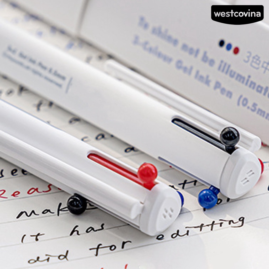 [COD]♪Bút Mực Gel Ngòi 0.5mm Màu Sắc Tươi Sáng Có Thể Tháo Rời