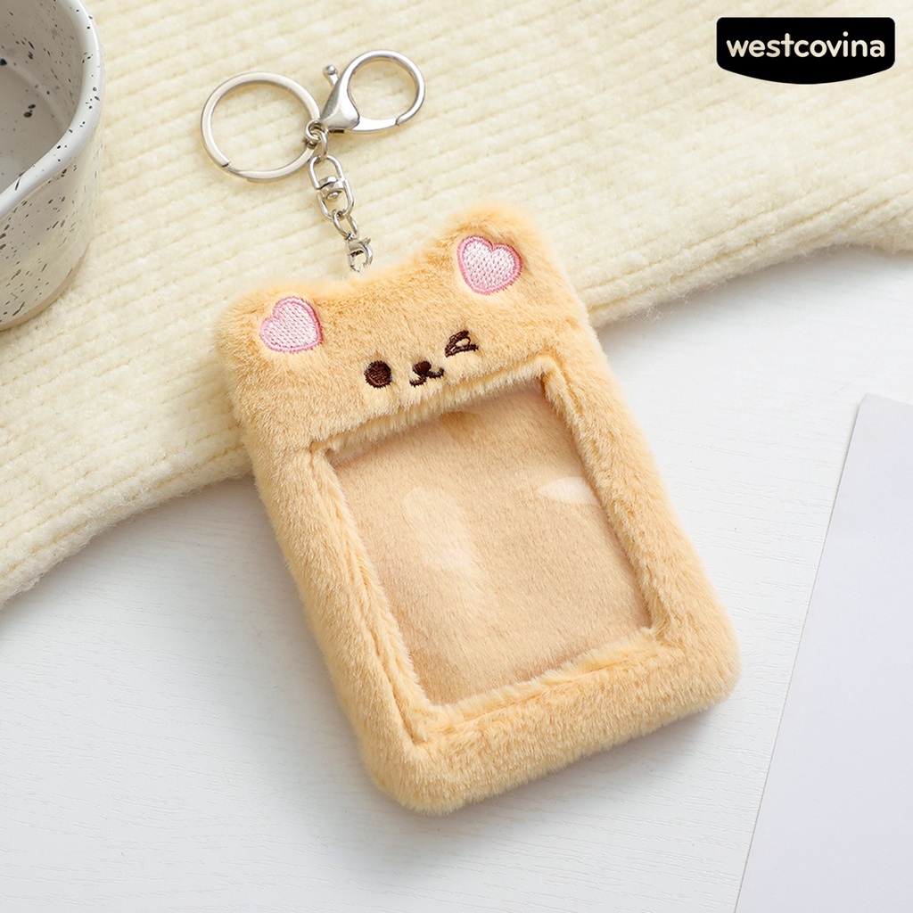 [COD]♪Ví Đựng Thẻ ID Bằng Vải Bông Nhiều Màu Sắc Dễ Thương