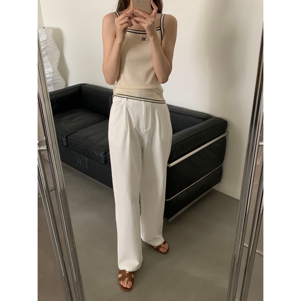 Áo hai dây nữ viền màu chữ XX MS1141