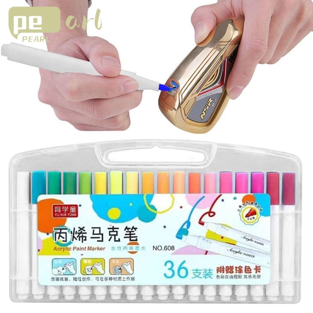 .Set 12 Bút Vẽ Đánh Golf Chống Nắng Nhiều Màu Sắc Bằng Acrylic