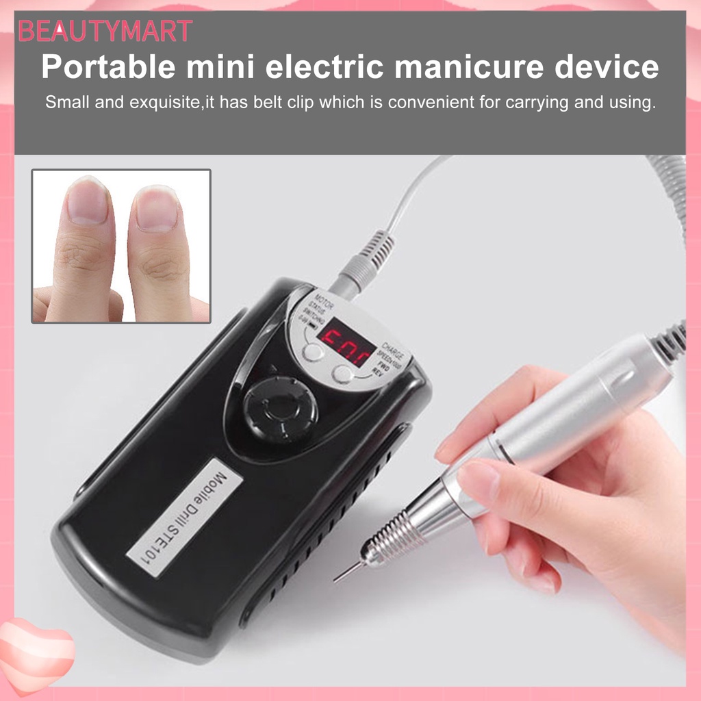 1 Bộ Dụng Cụ Dũa Móng Tay Bằng ABS Tinh Tế Nhỏ Gọn Dành Cho Nữ