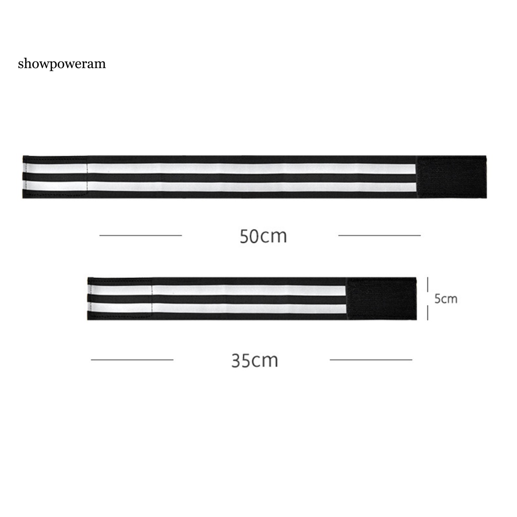 1 Cặp Băng Đeo Tay Phản Quang Thoáng Khí Hỗ Trợ Chạy Xe Đạp