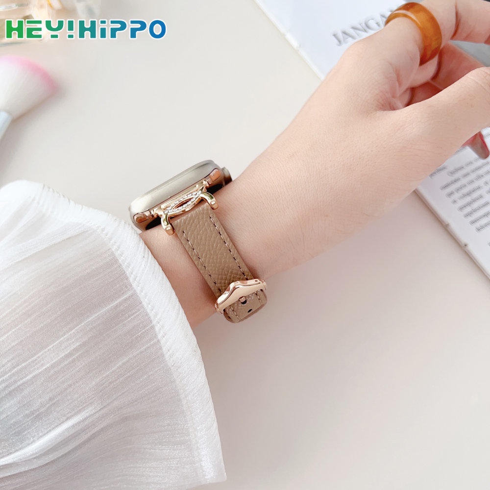 Dây Đeo Đồng Hồ Thông Minh Bằng Kim Cương Cho iwatch series 8 / 7 / 6 / SE / 5 / 4 45 / 44 / 42 / 41 / 40 / 38mm