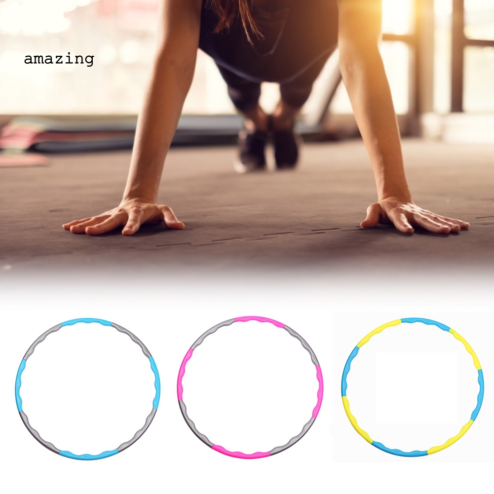 Vòng Tập Thể Hình 8 Đoạn Bằng Nhựa Có Thể Tháo Rời Hỗ Trợ Giảm Cân