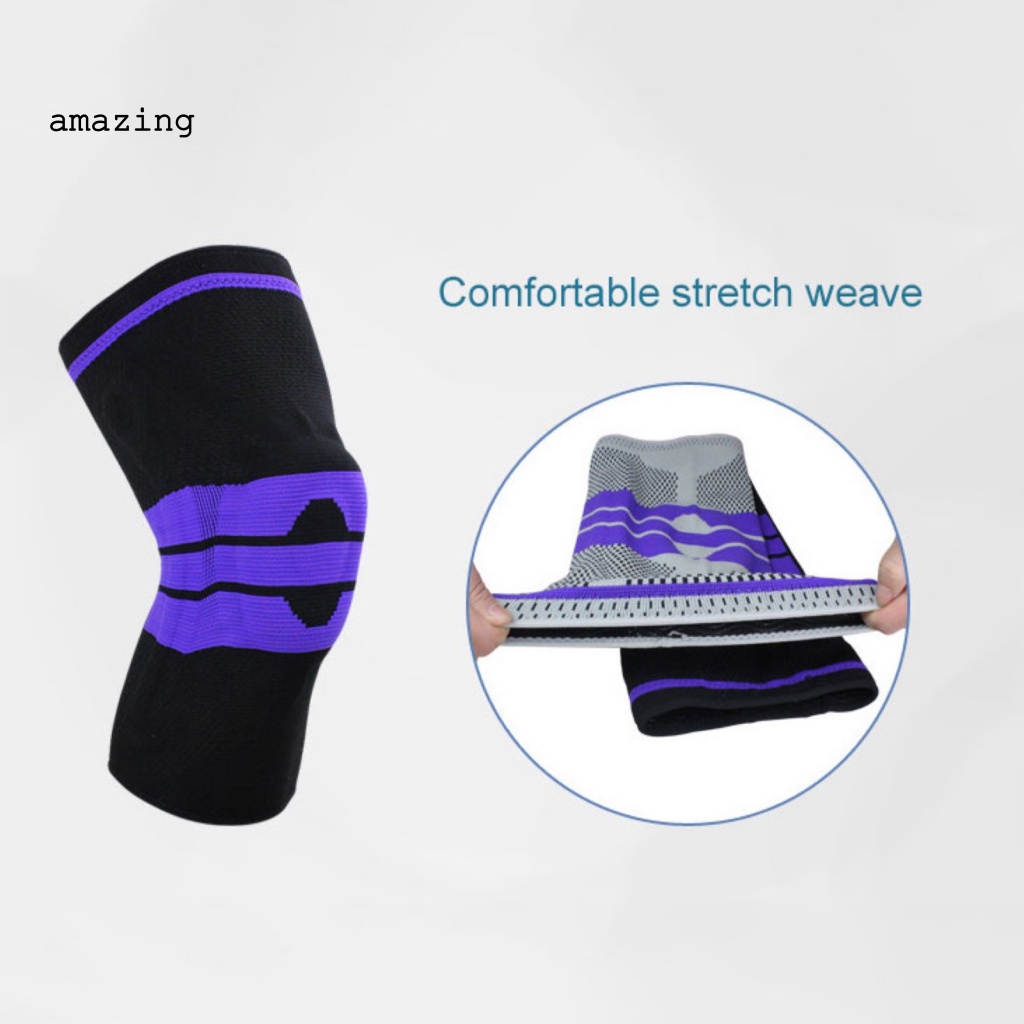 1 Miếng Đệm Bảo Vệ Đầu Gối Khi Chơi Bóng Rổ / Chạy Bộ Bằng Silicone