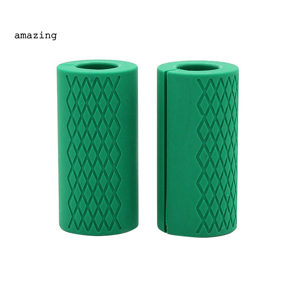 1 Cặp Đai Quấn Tạ Bằng Silicone Dày Dặn Tiện Dụng Cho Người Tập Gym