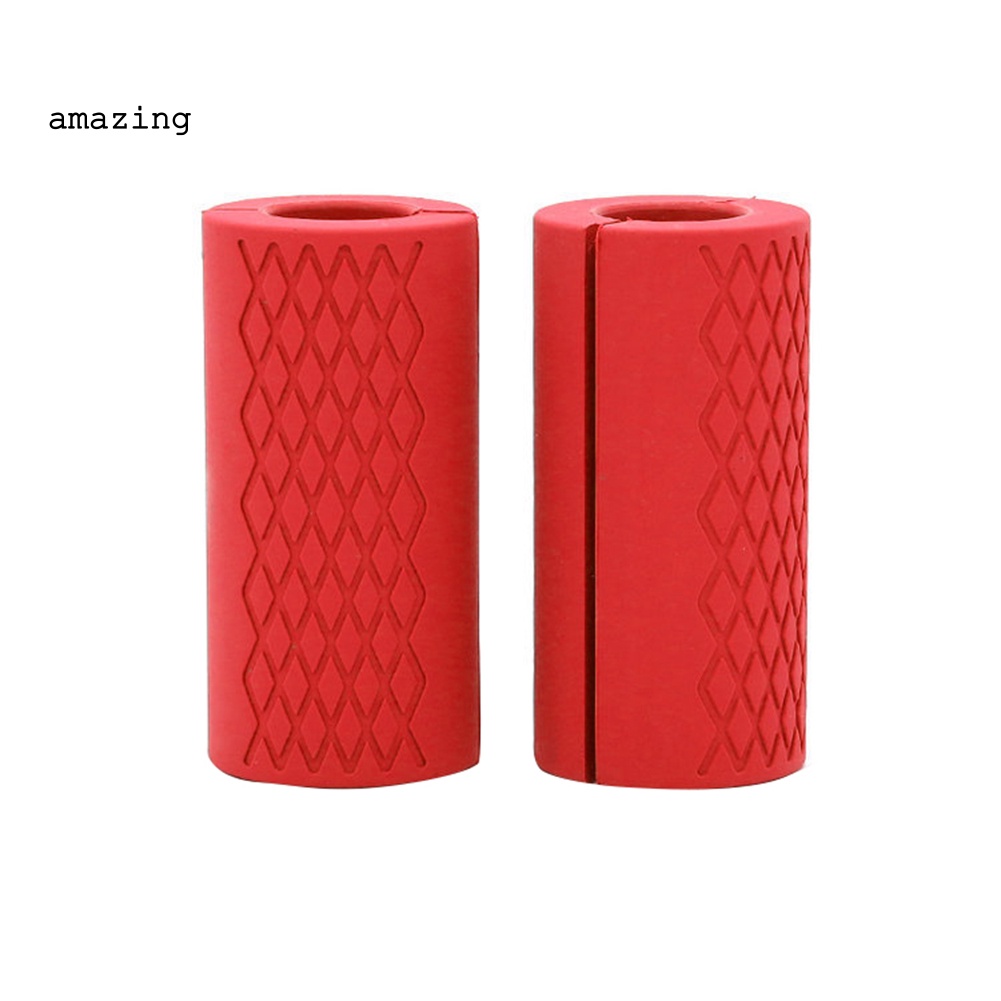 1 Cặp Đai Quấn Tạ Bằng Silicone Dày Dặn Tiện Dụng Cho Người Tập Gym