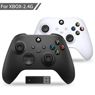 Dành cho xbox serise x / s tay cầm chơi game với bộ thu không dây 2.4g tay cầm chơi game rocker chống trượt cho pc gamepad phụ kiện