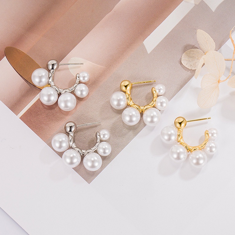 Bông Tai Ngọc Trai Thời Trang Hàn Quốc Xinh Xắn