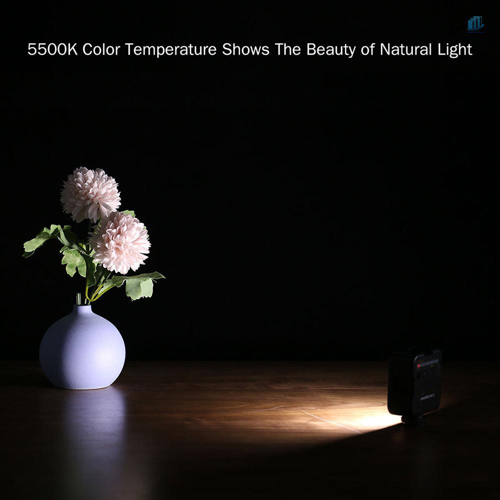 Đèn LED Mini smartwatchinone VL49 6W 5500K CRI95 + Có Thể Sạc Lại Kèm Giá Đỡ Cho Máy Ảnh DSLR