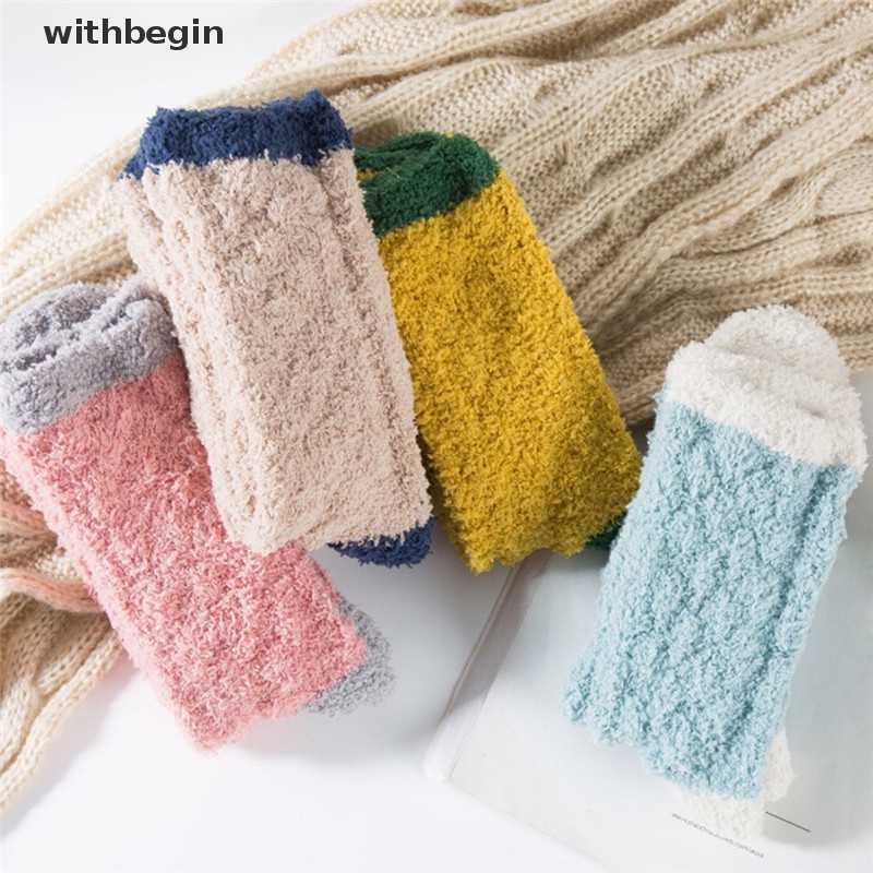 Vớ Ngủ Vải Cashmere Mềm Mịn Ấm Áp Thời Trang Mùa Đông Cho Nữ