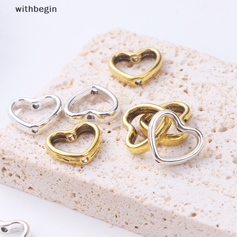 Set 10 Hạt Xỏ Lỗ 6mm Phong Cách Cổ Điển Dùng Làm Trang Sức DIY