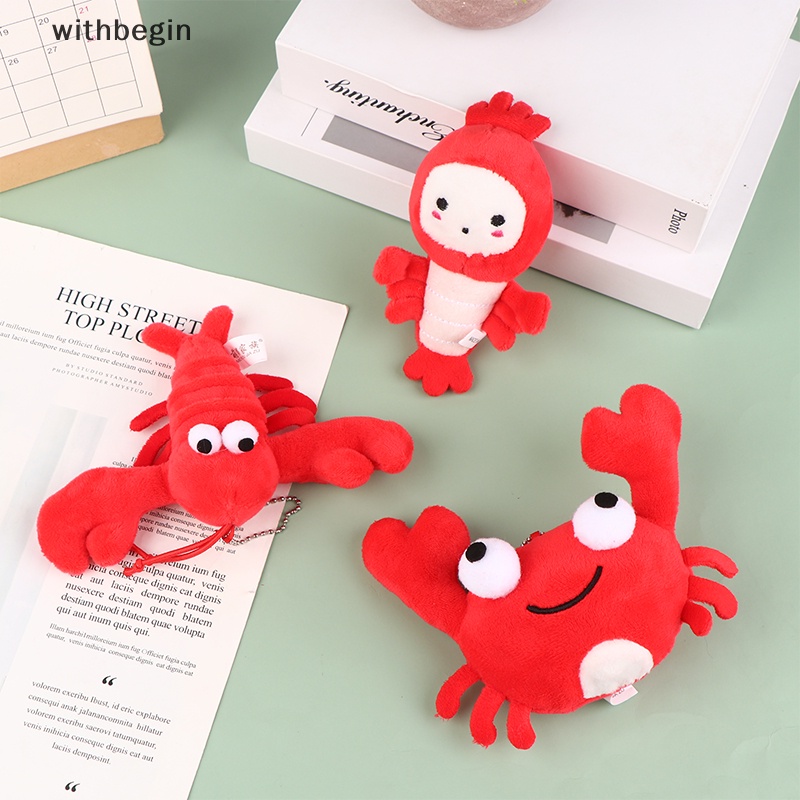 Đồ Chơi Nhồi Bông Hình Cua Đỏ Bằng Cotton PP Trang Trí Túi Xách