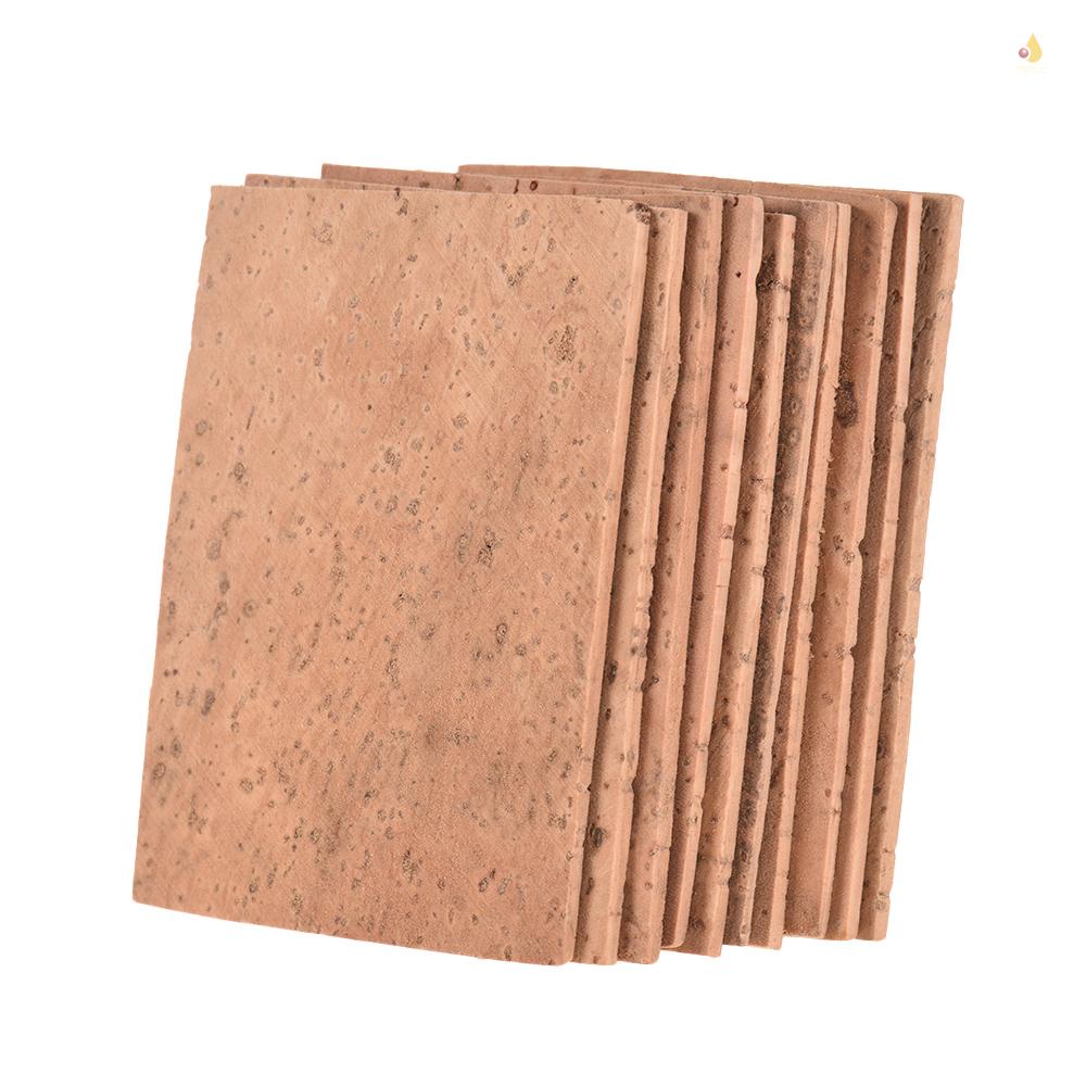 Set 10 Tấm Gỗ Bần Gắn Cổ Kèn Saxophone Sax Thông Dụng Bảo Trì Cho Soprano / Tenor / Alto Saxophones