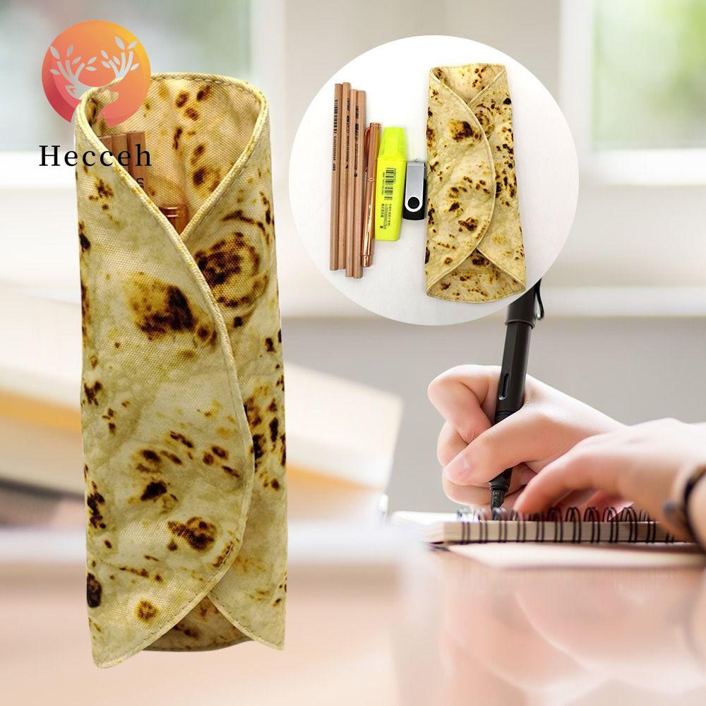 Túi Đựng Bút Hình Bánh Tortilla Ngộ Nghĩnh Chất Lượng Cao