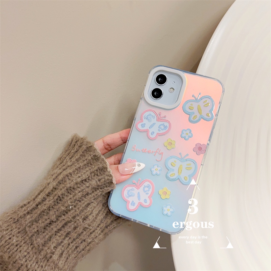 Ốp Điện Thoại Mềm Chống Sốc Màu Gradient Cho IPhone 14 13 12 11 Pro Max SE2020 X XR Xs Max 7 8 Plus